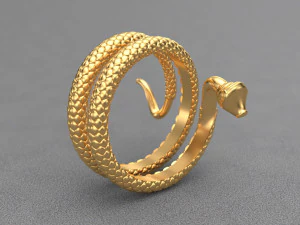 змійове кільце 3D Модель