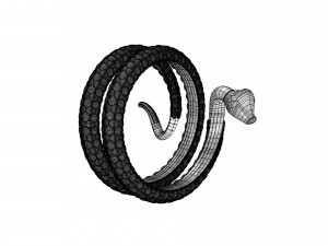 snake ring Modelo 3D
