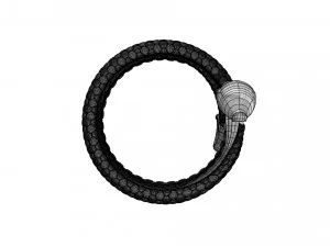 змійове кільце 3D Модель