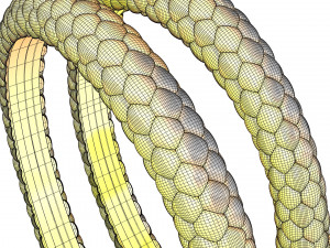 snake ring Modelo 3D