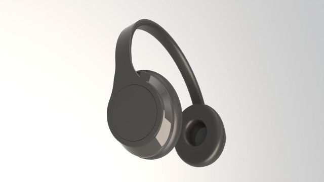 headphone 3D Model .c4d .max .obj .3ds .fbx .stl .blend 