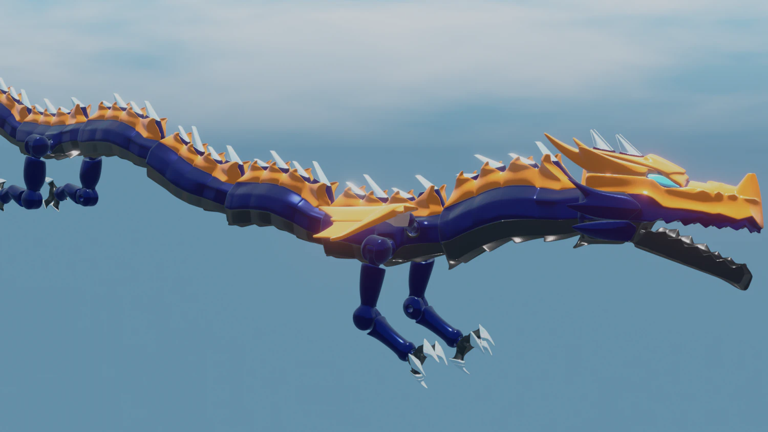 concept summon blue dragonkamen rider crossz 3D Print Model .c4d .max .obj .3ds .fbx .stl .blend 
