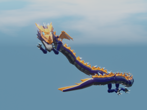 concept summon blue dragonkamen rider crossz 3D Принт Модель