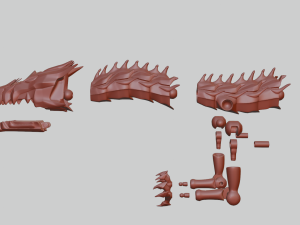 concept summon jelly dragon-kamen rider crosszcharge 3D printmodel