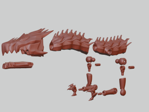 concept summon jelly dragon-kamen rider crosszcharge 3D printmodel