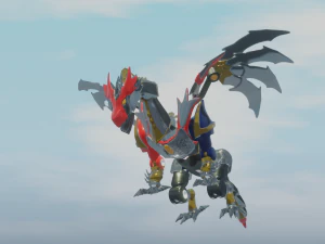 Konzept: Beschwörung des Adragonkamen-Reiters Agito 3D Druckmodell