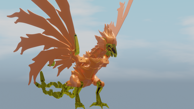 concept action figure beast eternal phoenixkamen rider falchion 3D-printmodel .c4d .max .obj .3ds .fbx .stl .blend 