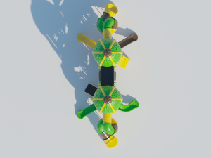 Forest outdoor playground 3Dモデル