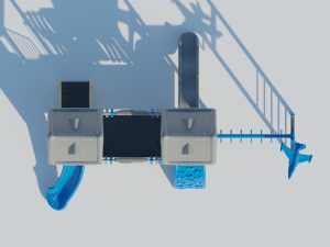 House theme outdoor playground 3D-Modell