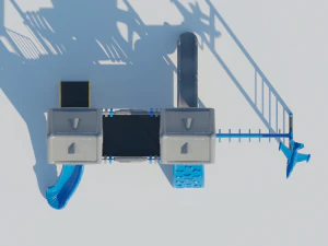 House theme outdoor playground 3D Model