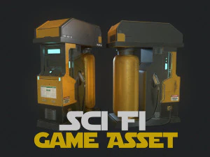 pompa scifi gs Modello 3D