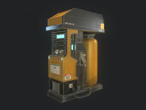 scifi gs pump 3D Model