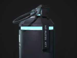 Scifi grenade 3D मॉडल