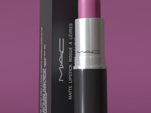 Lipstick mac packshot Modelo 3D