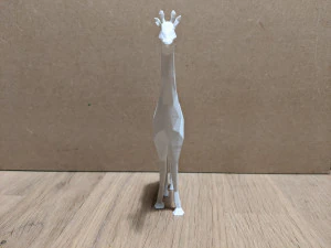 low poly african animal collection 3D Print Model