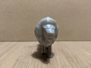 low poly african animal collection 3D Print Model