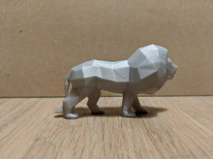 low poly african animal collection 3D Print Model
