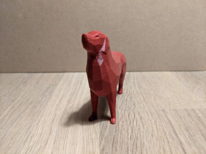 low poly dog collection Modello di stampa 3D