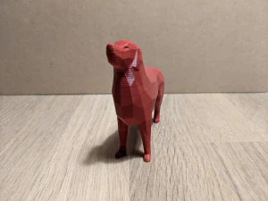 low poly dog collection 3D Print Model
