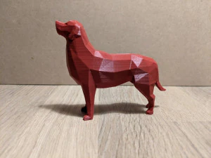 low poly dog collection 3D Print Model