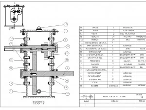 reduction gearbox caja reductora 3D Print Model