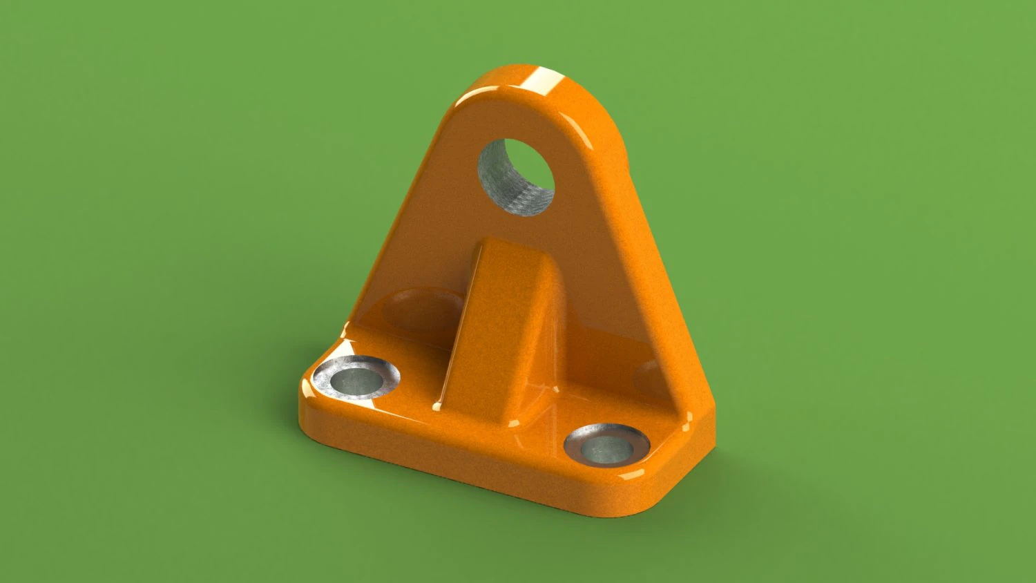 three-hole l-angle union 3D Print Model .c4d .max .obj .3ds .fbx .stl .blend 