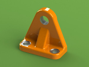 three-hole l-angle union 3D Принт Модель
