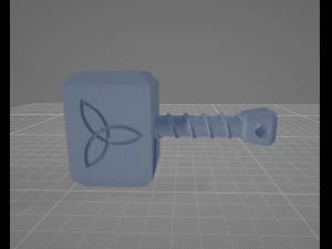 thors hammer mjolnir 3D Print Model