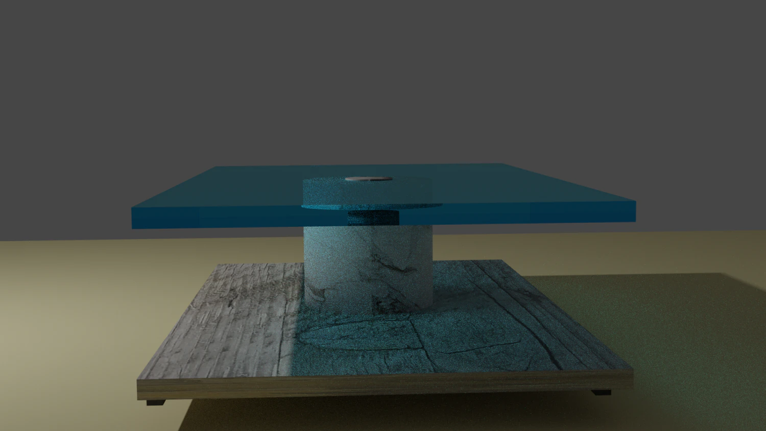 minimalist style coffee table 3D Model .c4d .max .obj .3ds .fbx .stl .blend 