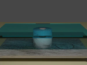 minimalist style coffee table 3D Model