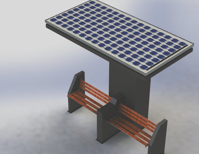 Ecological Park Bench 3Dモデル .c4d .max .obj .3ds .fbx .stl .blend 