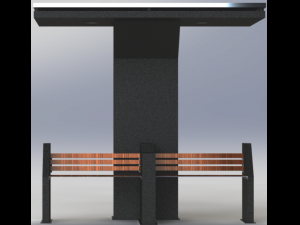 Ecological Park Bench 3Dモデル