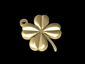 clover pendant 3Dプリントモデル