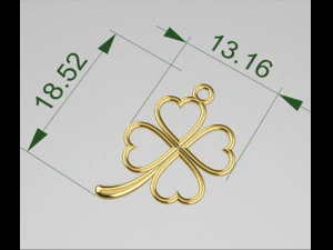 clover pendant 3D Print Model