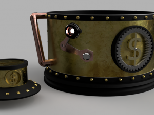 money box-piggy bank-alcancia-hucha Model do druku 3D