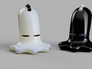 chess with kawai octopus design 3d print model 3D Print Model
