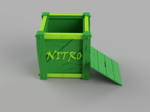 hucha nitro crash bandicoot-moneybox-alcancia 3Dプリントモデル