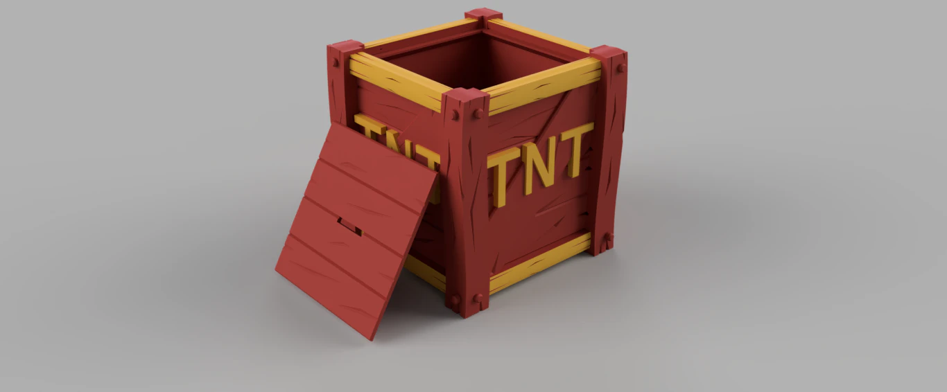 hucha tnt crash bandicoot-salvadanaio-alcancia Modello di stampa 3D .c4d .max .obj .3ds .fbx .stl .blend 