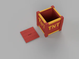 hucha tnt crash bandicoot-salvadanaio-alcancia Modello di stampa 3D