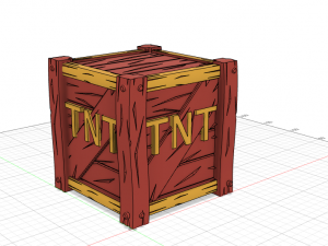 hucha tnt crash bandicoot-moneybox-alcancia 3D प्रिंट मॉडल