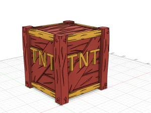 hucha tnt crash bandicoot-salvadanaio-alcancia Modello di stampa 3D