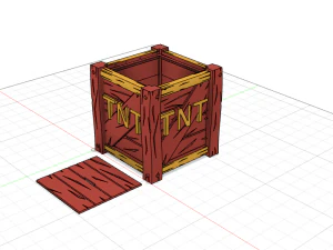 hucha tnt crash bandicoot-salvadanaio-alcancia Modello di stampa 3D