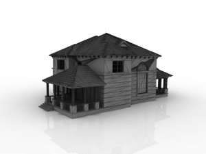 large luxury mansion Modello 3D