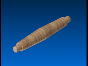 woodenwheel 3D Model