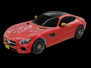 mercedes amg gt s 2016 3D Model
