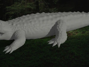 realistic crocodile 3D Model