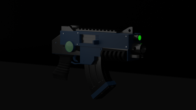 spacemarines bolter 3D Model .c4d .max .obj .3ds .fbx .stl .blend 