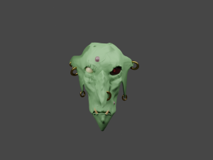 goblin head Model 3D