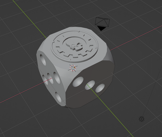 Mechanicus Dice for wh 3D Baskı Modeli .c4d .max .obj .3ds .fbx .stl .blend 