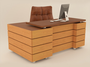 management desk Model 3D